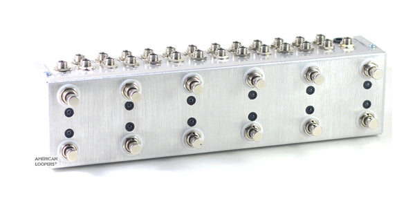 true bypass loop pedal 12CH True Bypass Looper With All PREMIUM Switches (12 Loops)