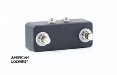 Aux Switch With Double Output and Latching Switches (No LEDs),AUX- AMERICAN LOOPERS - MADE IN USA
