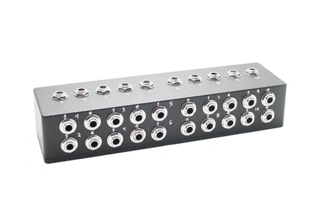 x10 TRS Splitters in One Box (TRS Splits to Dual Mono Tip and Ring)