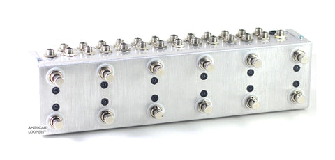 12CH True Bypass Looper With All PREMIUM Switches (12 Loops)