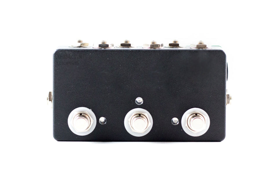 guitar looper pedal 3CH Mini True Bypass Looper With PREMIUM SWITCHES Three (3) Loop Guitar Effects Switcher
