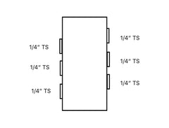 3 Way Mini Guitar Junction Box Pedalboard Patch Bay