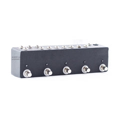 5CH True Bypass Looper With INSERT And All PREMIUM Switches In A Row - Five (5) Loops (Copy)