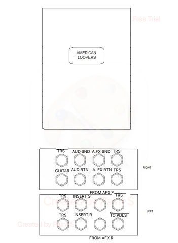 8 Way Junction Box (3 TRS 3 TS 1 Audition) Isolated Jacks