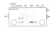 A/B Loop Selector With Amp Channel Switcher Plus Added Switch For Ring of TRS Jack