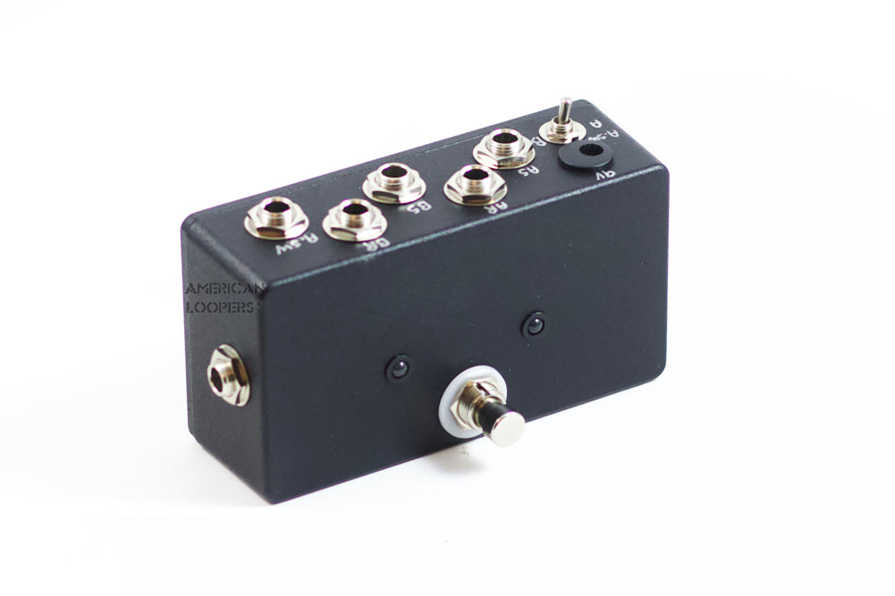analog pedal switcher A/B Loop Selector With Amp Channel Switcher (Clean Dirty Effects Switcher)Plus Polarity Switch
