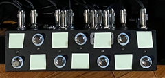 6CH Plus Tuner True Bypass Looper With All PREMIUM Switches (7 Switches Total)