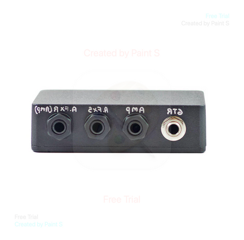 Four Cable Method Guitar Patchbay Interface for your Pedalboard With Isolated Jacks and One Non-Isolated Jack