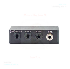 Four Cable Method Guitar Patchbay Interface for your Pedalboard With Isolated Jacks and One Non-Isolated Jack
