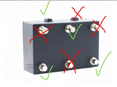 BIG Aux Switch For Morningstar MC3 MC4 PRO or MC6 or MC6 PRO or MC8 or MC8 PRO (Three Click-less Buttons) (Copy)