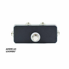 1CH Mini Model B True Bypass Looper With PREMIUM Switch (no LED) - One (1) Loop,Standard- AMERICAN LOOPERS - MADE IN USA