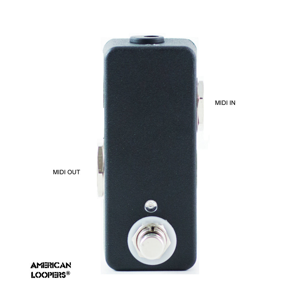 midi switcher for guitar pedals MIDI Pedal Switch (Turn MIDI signal On or Off with one Stomp)