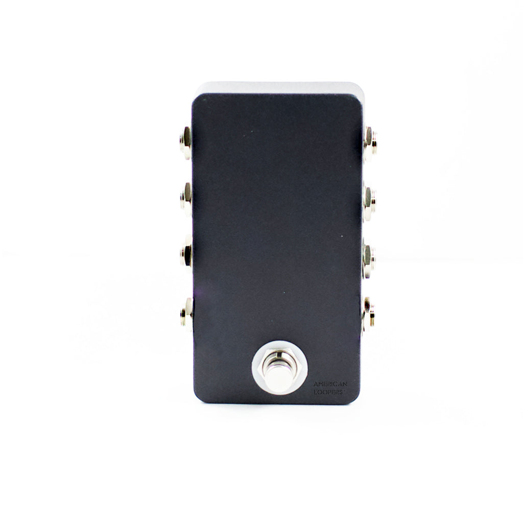 2 in 1 pedal 1CH True Stereo ( 2 IN 2 SND 2 RTN 2 OUT ) True Bypass Looper NO LED One (1) Loop With PREMIUM Switch