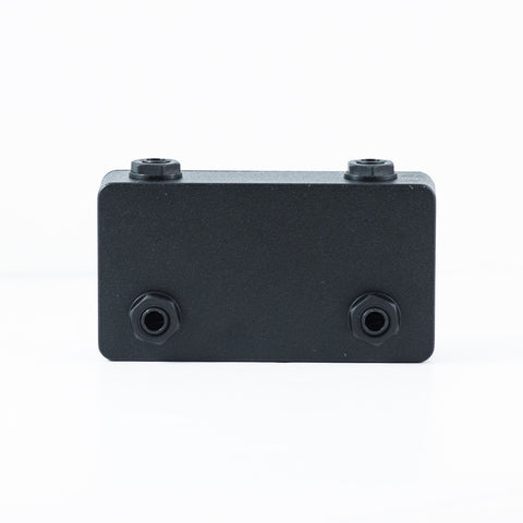 2 Way Guitar Junction Box (Jacks on Top) With Neutrik Isolated Jacks - Pedal Board Patch Bay