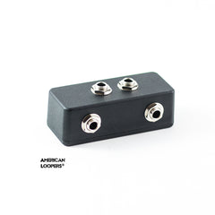 2 Way Junction Box - Patch Bay IN, OUT, SEND, RTN (Jacks on Top)