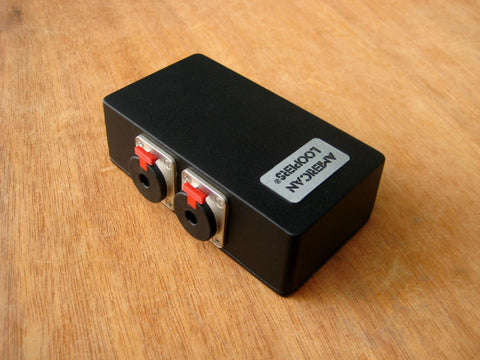 2 Way Junction Box With Locking Neutrik Jacks (1 TS 1 TRS)