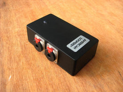 2 Way Junction Box With HD Buffer +Tuner Out + Locking Neutrik Jacks And LED,Junction Box- AMERICAN LOOPERS - MADE IN USA