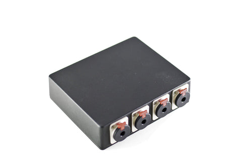 4 Way Junction Box Locking Neutrik TRS Stereo Jacks