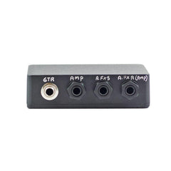 Four Cable Method (With Auto Reroute for Series) Guitar Patchbay Interface for your Pedalboard With Isolated Jacks,Junction Box- AMERICAN LOOPERS - MADE IN USA