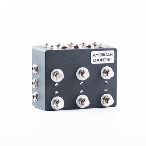 6CH MINI Z True Bypass Looper With PREMIUM Switches - Six (6) Loops