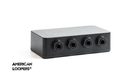 4 Way Junction Box Pedalboard PatchBay With Isolated Jacks