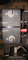 Guitar Junction Box With Selectable AB Inputs And Output Kill Switch With Always On Tuner