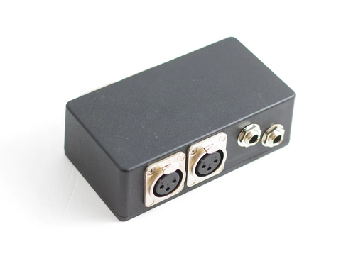 4 Way Junction Box With Two XLR Connectors and Two TRS STEREO Connectors
