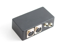4 Way Junction Box With Two XLR Connectors and Two TRS STEREO Connectors