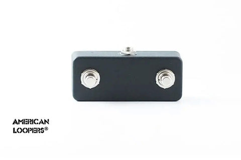 Boss RC-1 RC-2 RC-3 RC-5 RC-10r RC-30 Aux Switch With Clickless Switches - Two Button Guitar Aux Switch